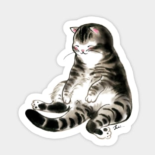 Relax cat Sticker